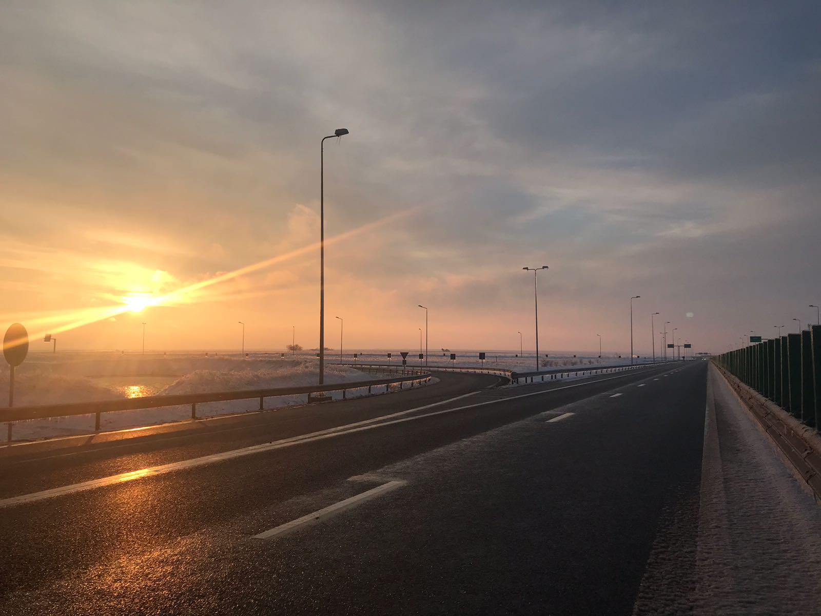 Starea carosabilului în județele Constanța, Tulcea, Brăila, Ialomița și Călărași
