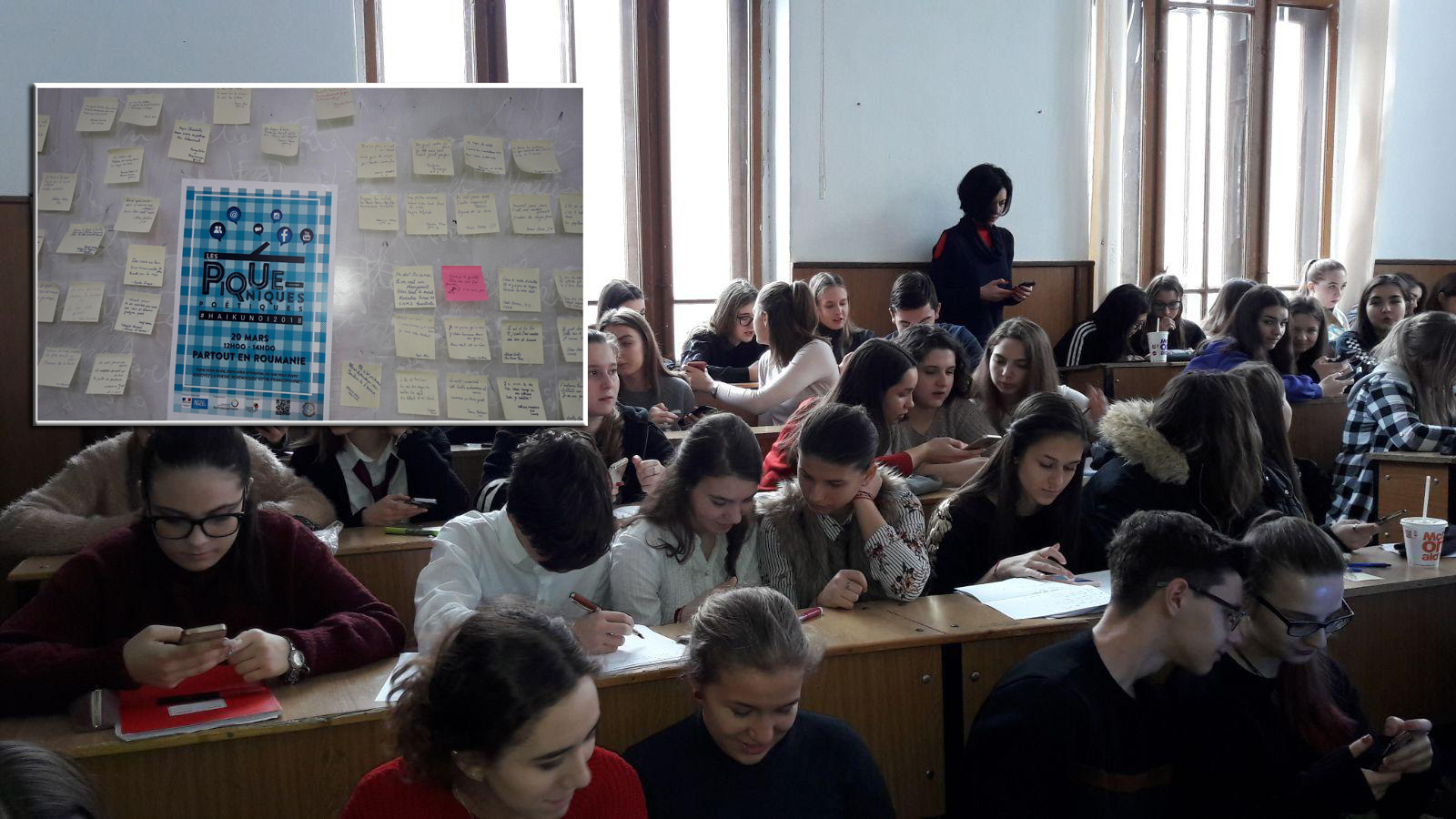 Ziua Francofoniei celebrată prin poezie la Colegiul Naţional „Mircea cel Bătrân”