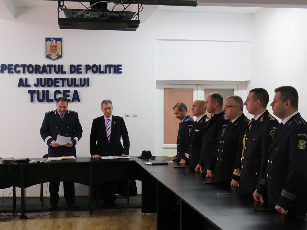Ziua Poliției Române, sărbătorită la IPJ Tulcea cu înaintări în grad
