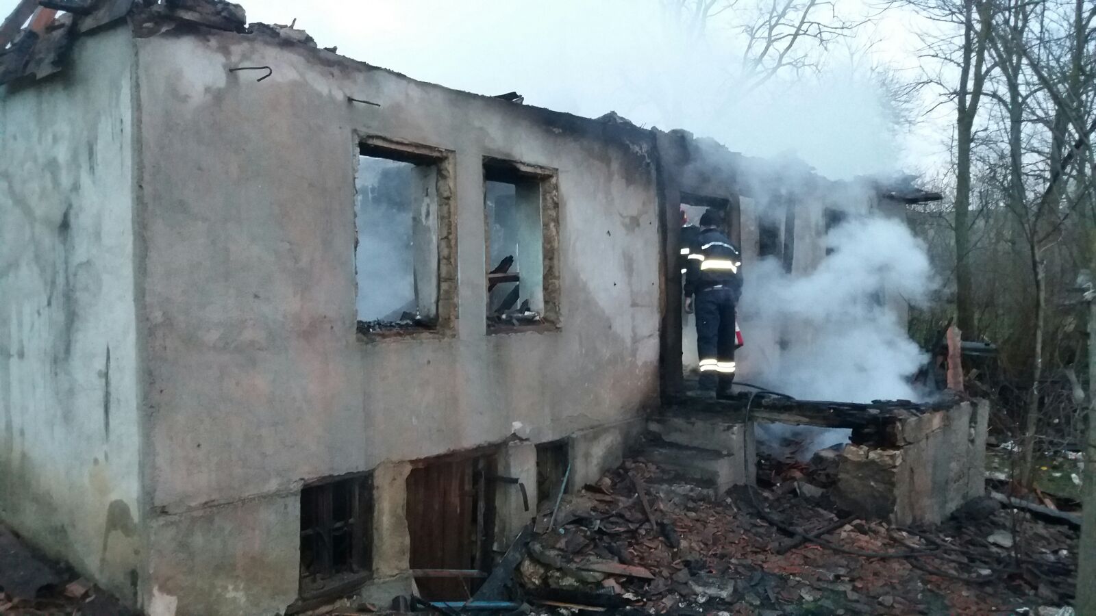 Județul CONSTANȚA/FOTO: Bărbat carbonizat în propria locuință
