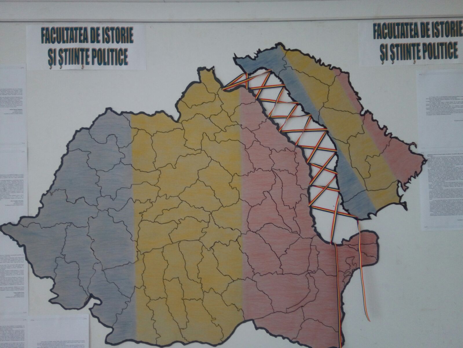 CONSTANȚA: Basarabia a fost cusută de România prin panglici tricolore