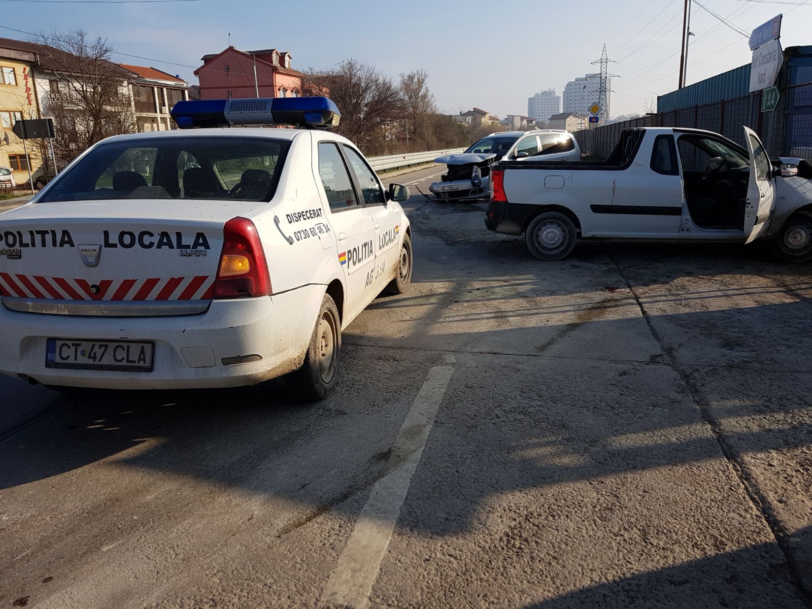Accident rutier la Agigea