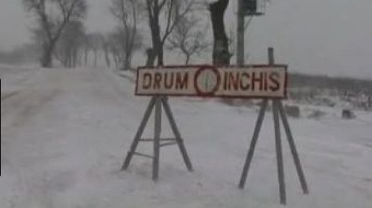 Județul Tulcea: A fost ÎNCHISĂ circulația rutieră pe DN 22D, între Măcin și Mircea Vodă