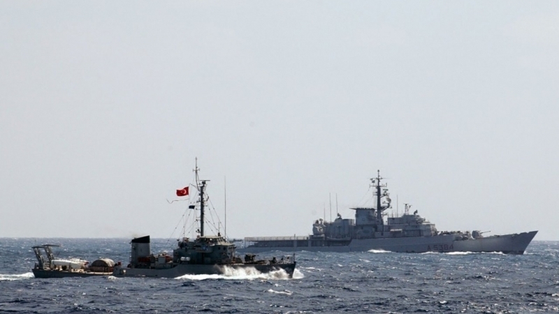 Constanța. Marinarii militari români participă la antrenamente comune cu echipaje ale Forțelor Navale Turce pe Marea Neagră