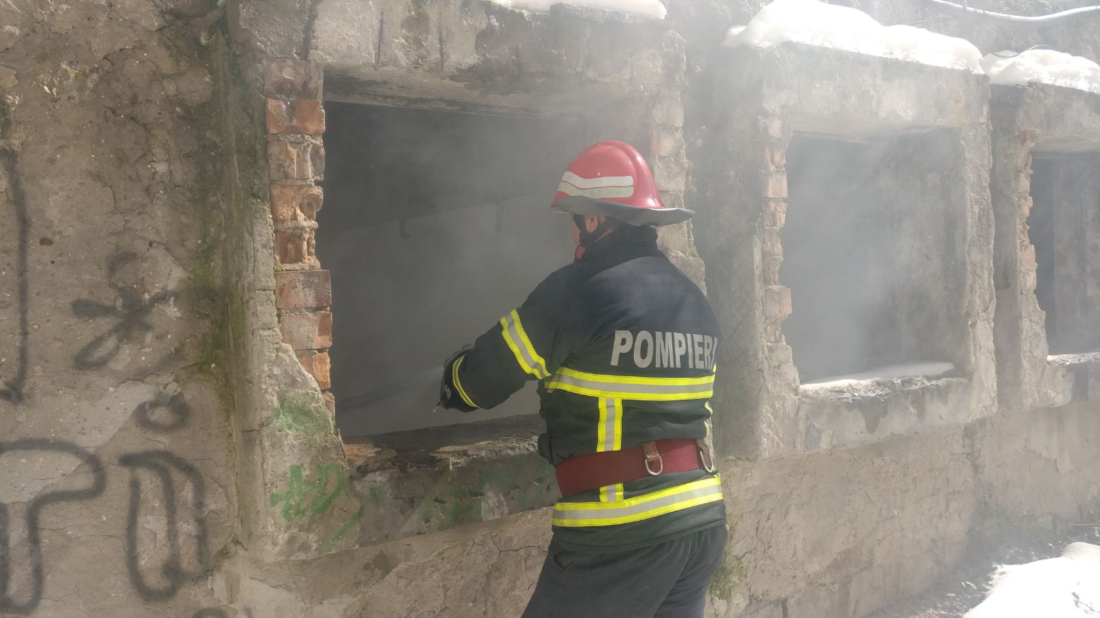 Incendiu la Tulcea