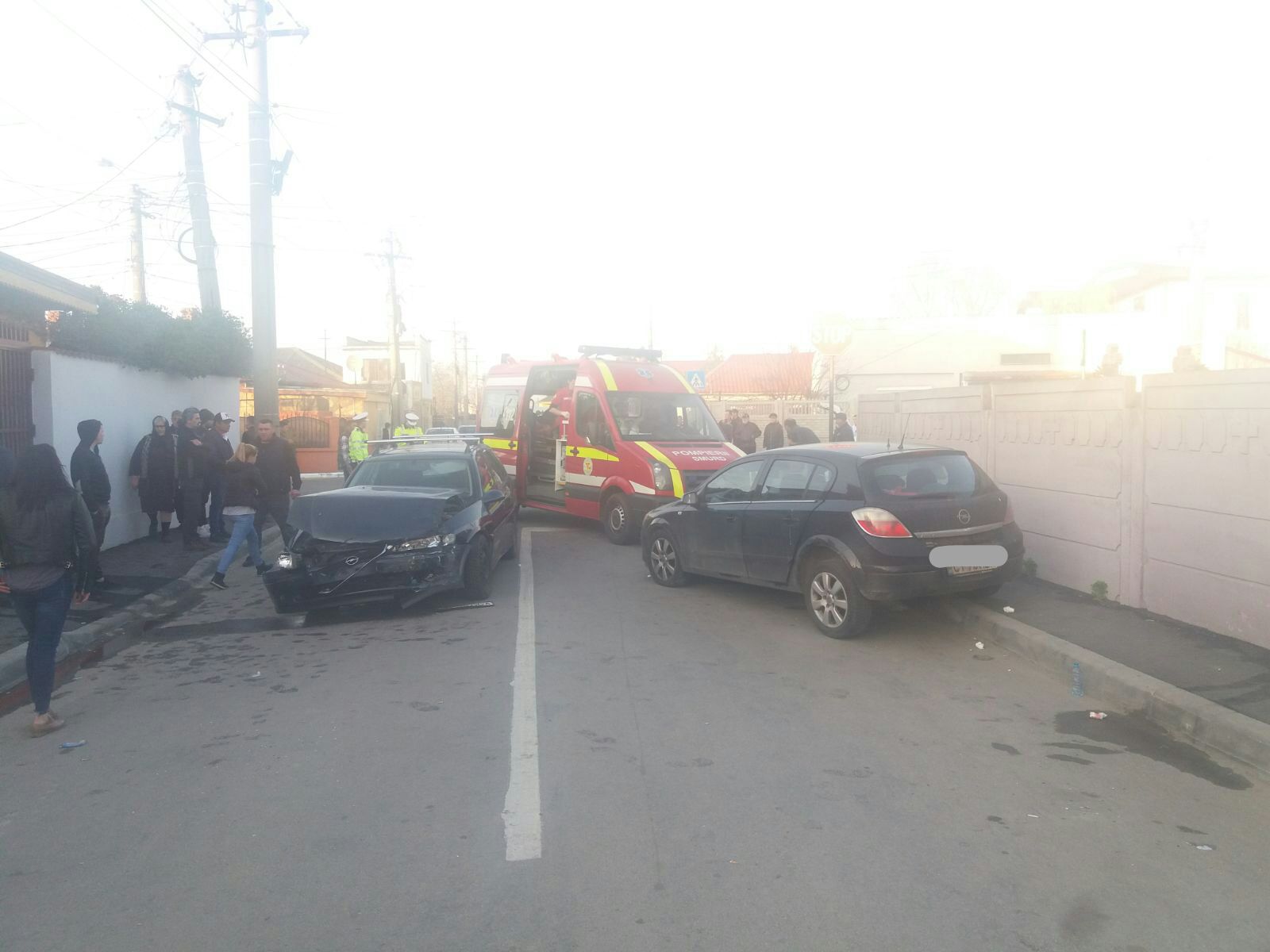CONSTANȚA/FOTO: Accident rutier în care au fost răniți trei minori