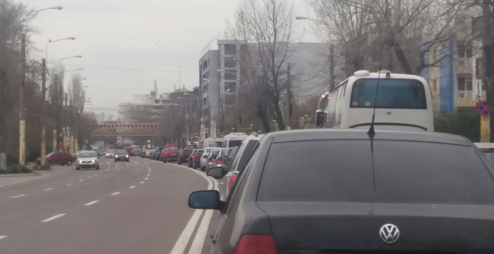FOTO: Atenție, șoferi! Se circulă îngreunat în stațiunea Mamaia pe sensul spre Năvodari