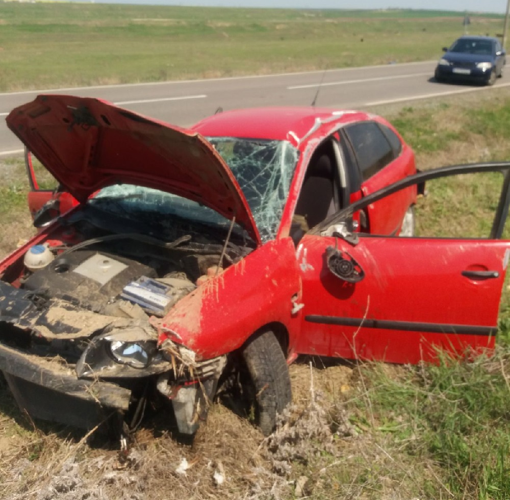 FOTO: Accident rutier grav în județul Constanța. Intervine elicopterul SMURD
