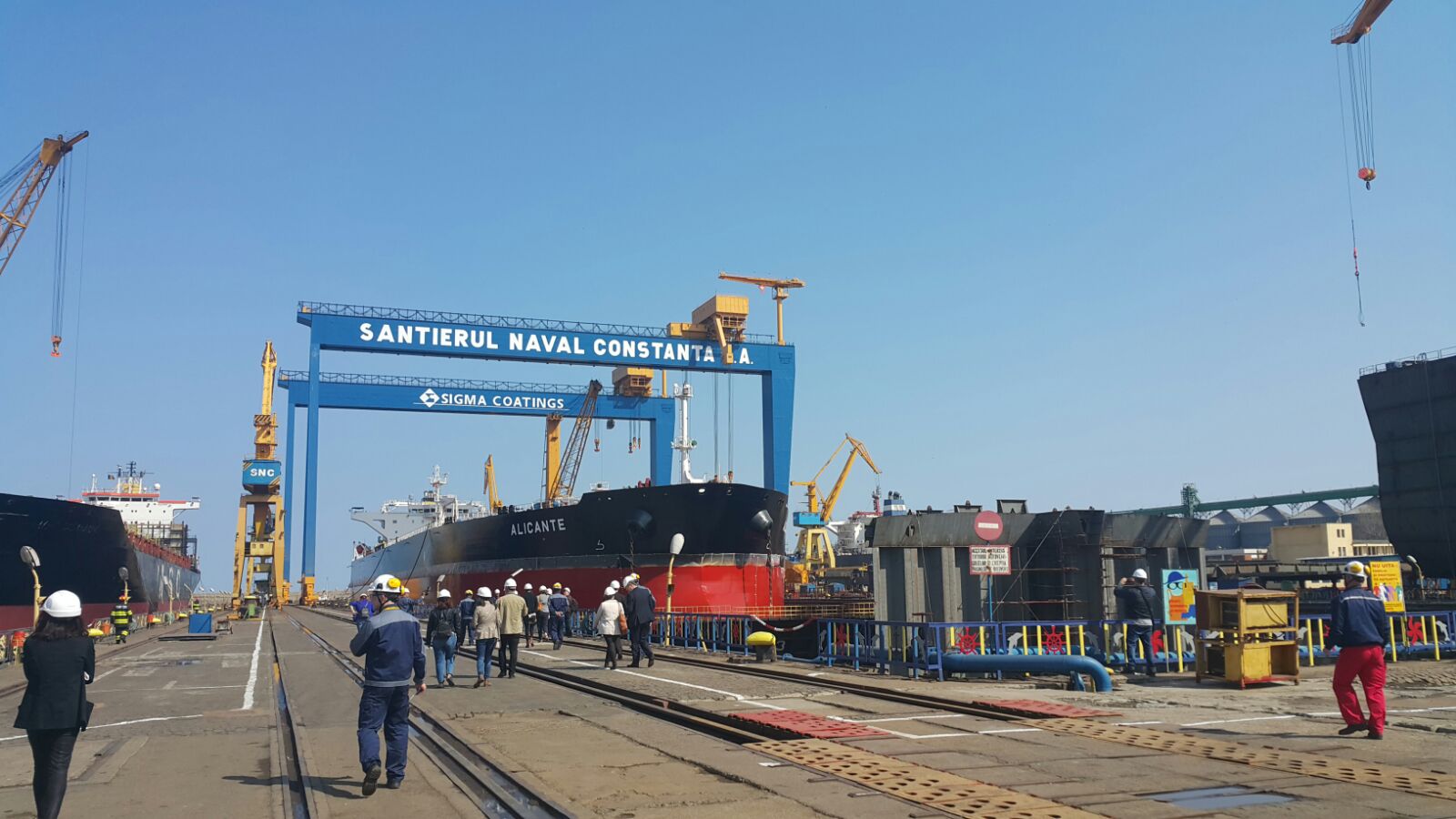 VIDEO/FOTO: Corvetele ar putea fi construite în Șantierul Naval Constanța