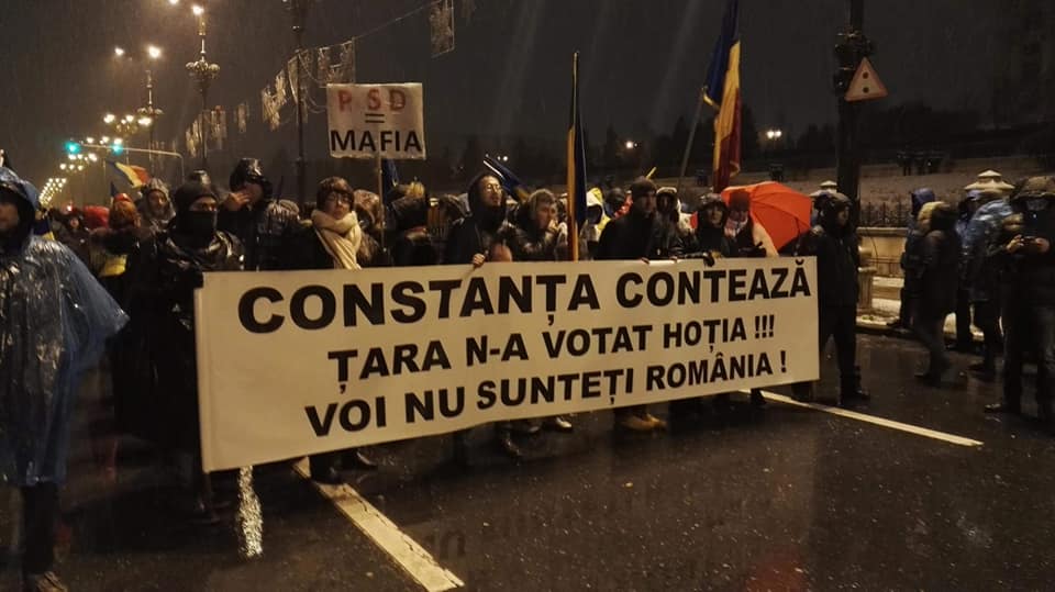 Constănțenii ies din nou în stradă sub sloganul „Vrem Europa, nu dictatură!“