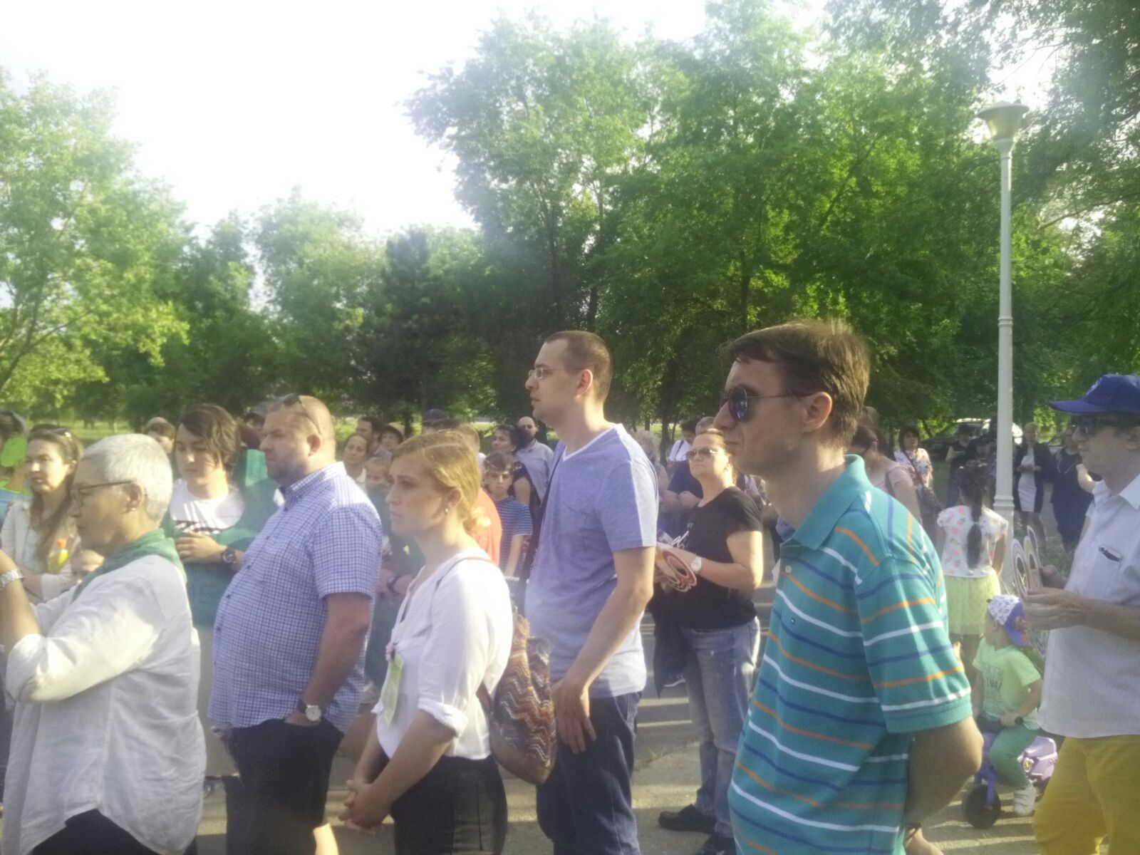 VIDEO/FOTO: Protest în Constanța pentru împiedicarea construirii unei clădiri în Parcul Tăbăcăriei