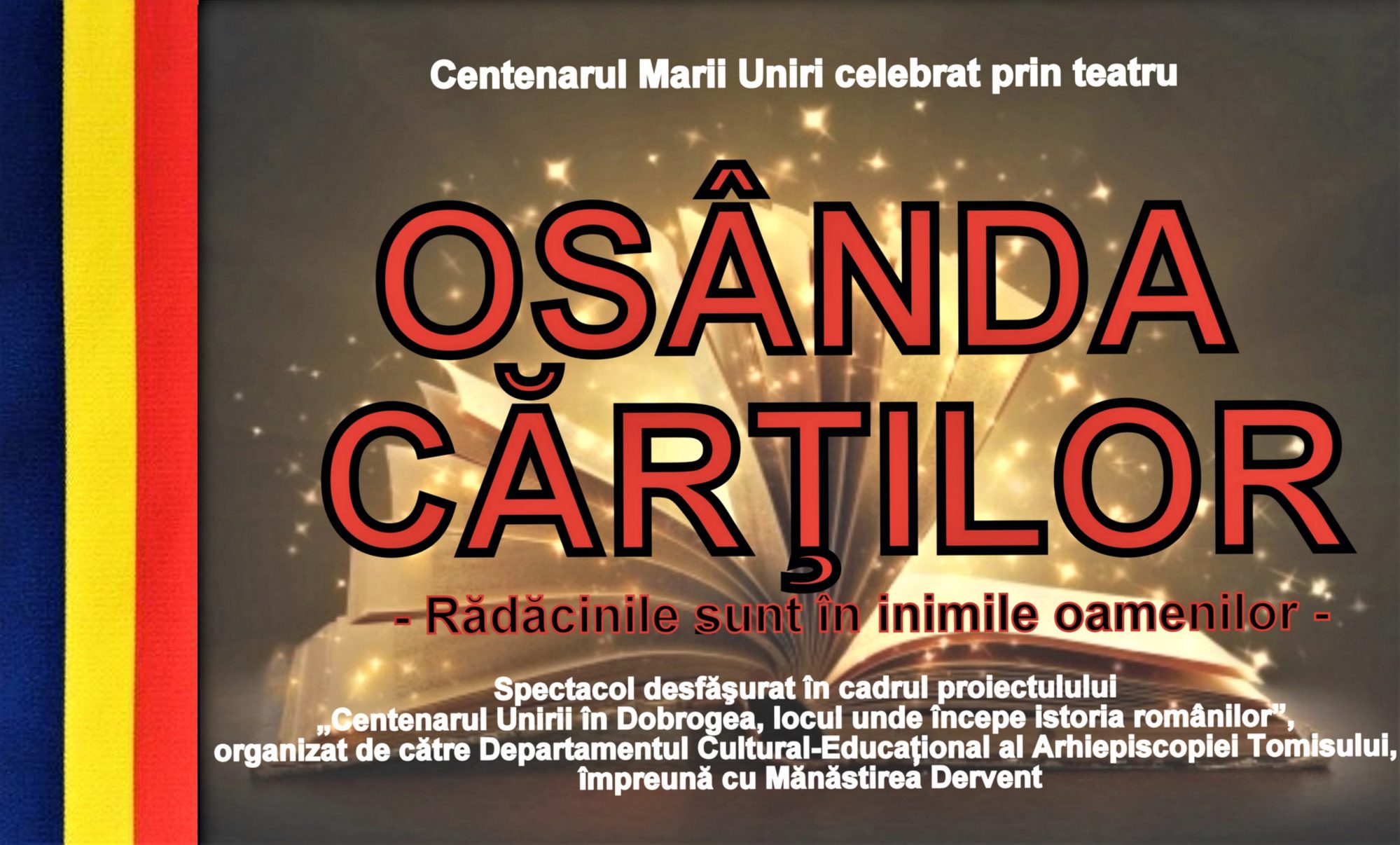 Teatru religios – „Osânda cărților“: Părintele Aurel Teleanu: „Acolo unde cultura are de suferit, cu siguranță urmează și omul“