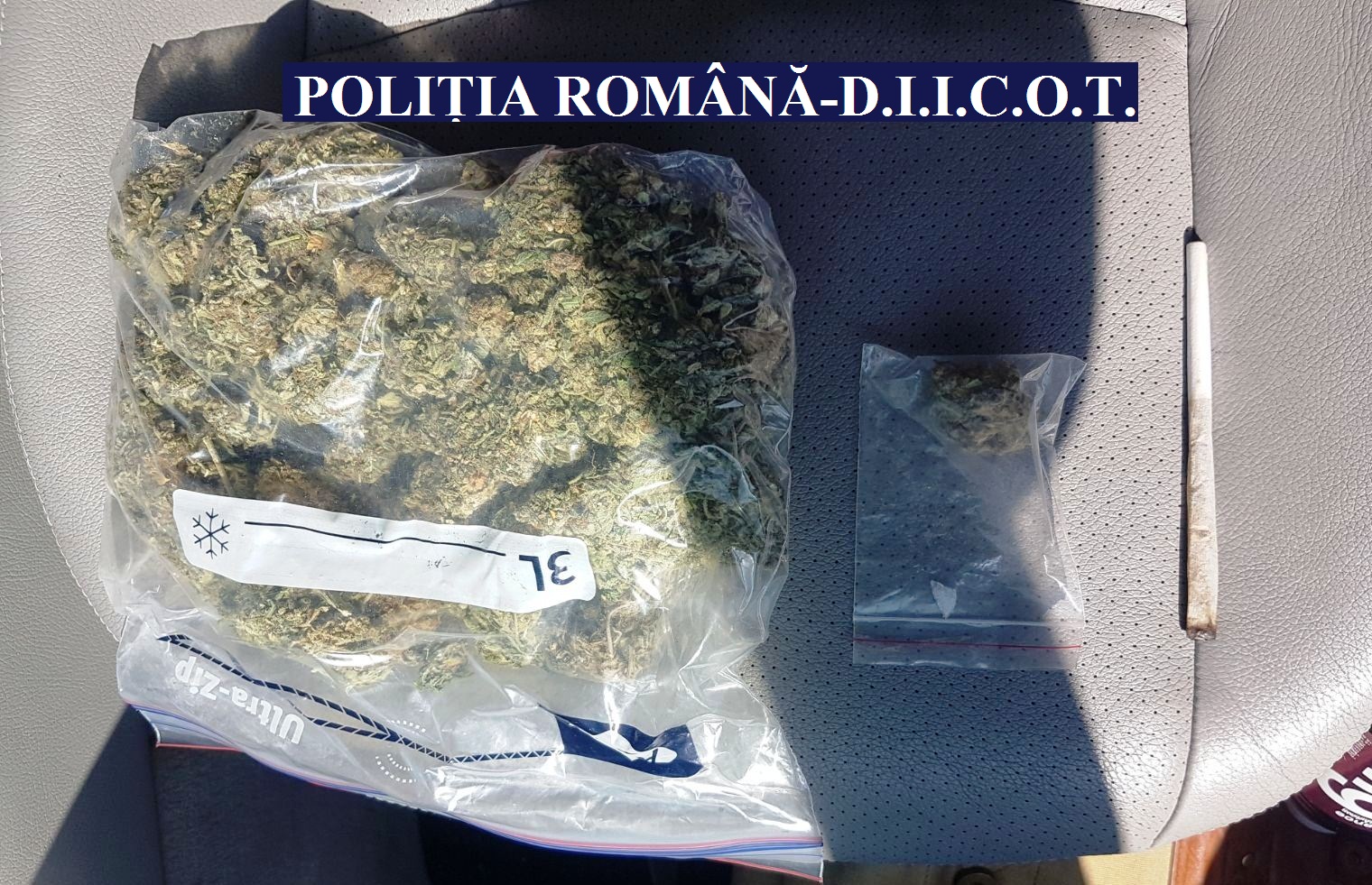 Droguri ridicate de polițiștii din Constanța în urma unui control în trafic