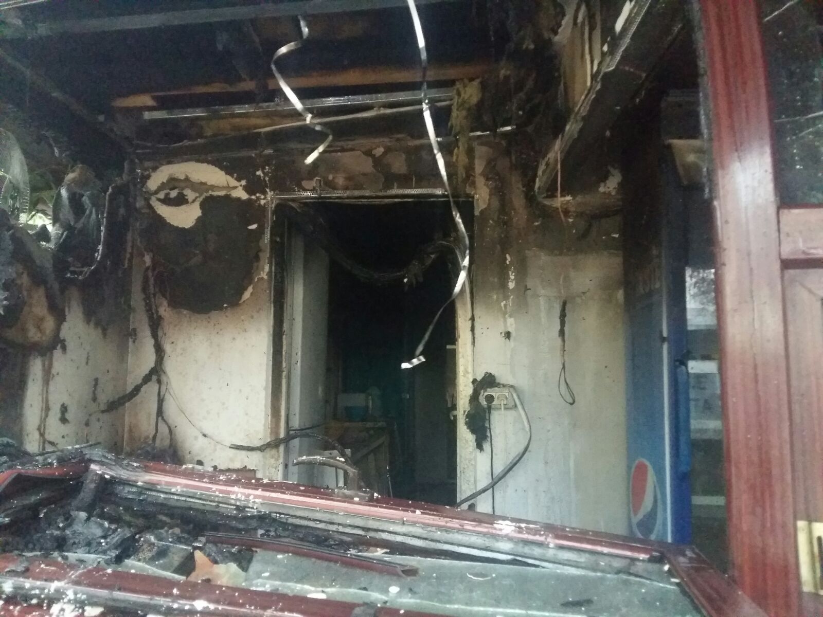 Un restaurant din Cernavodă a fost distrus de flăcări