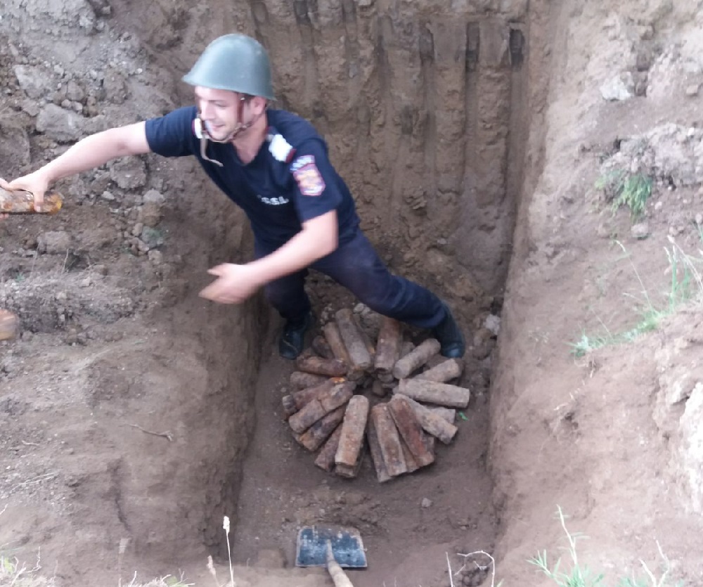 VIDEO/FOTO – Județul TULCEA: Cele 235 de elemente de muniţie din Al Doilea Război Mondial au fost distruse