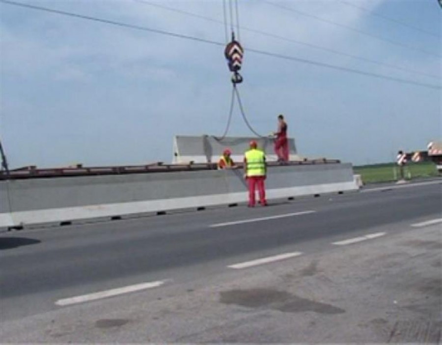 CONSTANȚA. Separatoare de drum pe mai multe șosele din județ