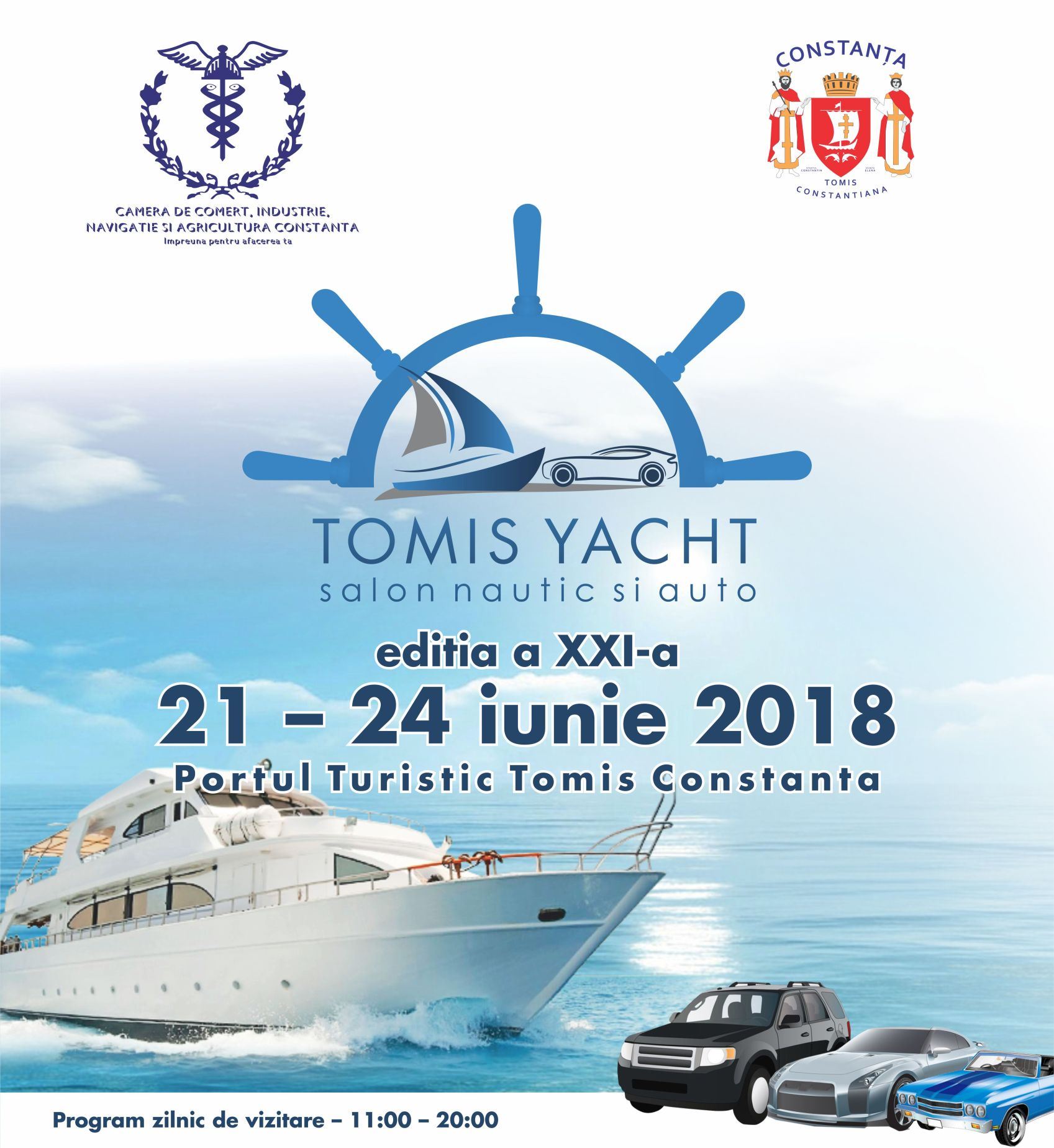 Salonul Nautic și Auto TOMIS YACHT, revine la Constanța, în perioada 21 -24 iunie!