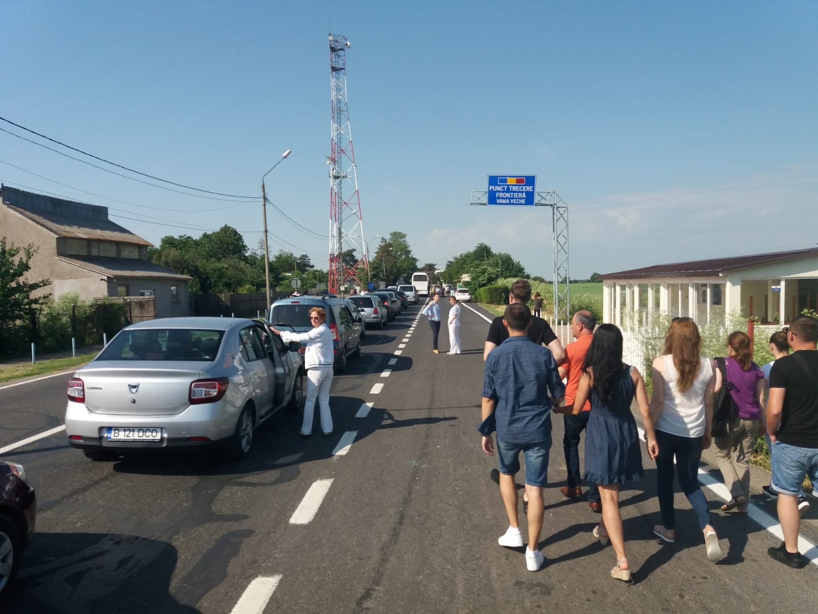 FOTO: Cozi KILOMETRICE la punctele de frontieră din județul Constanța