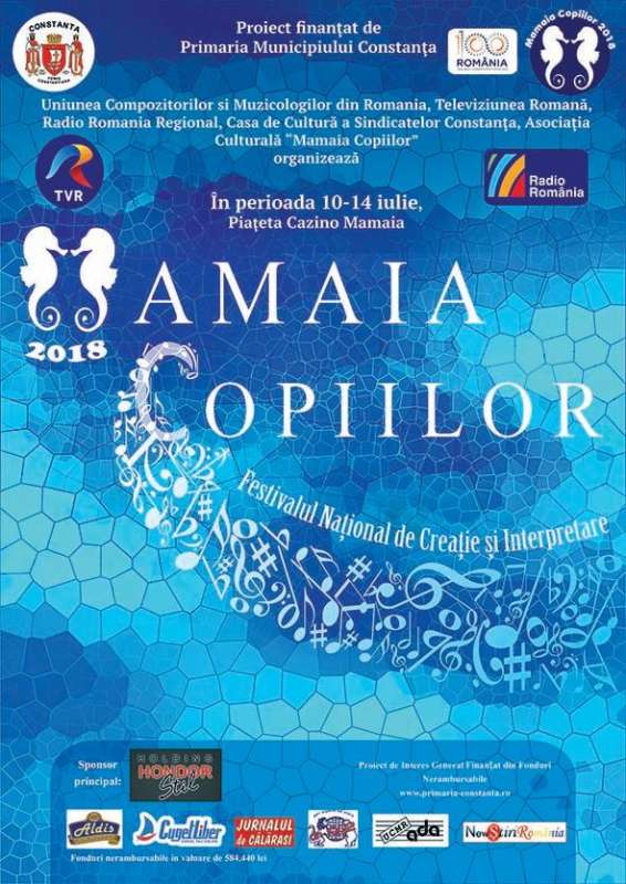 Festivalul „Mamaia Copiilor“ are loc în perioada 10-14 iulie