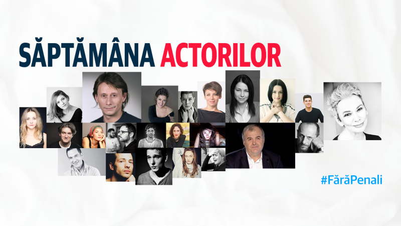 Actorii români se implică în iniţiativa civică ‘Fără penali în funcţii publice’