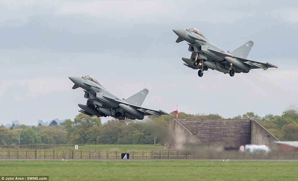 Constanţa: Avion de supraveghere rusesc, interceptat de aeronavele Typhoon, în spaţiul românesc