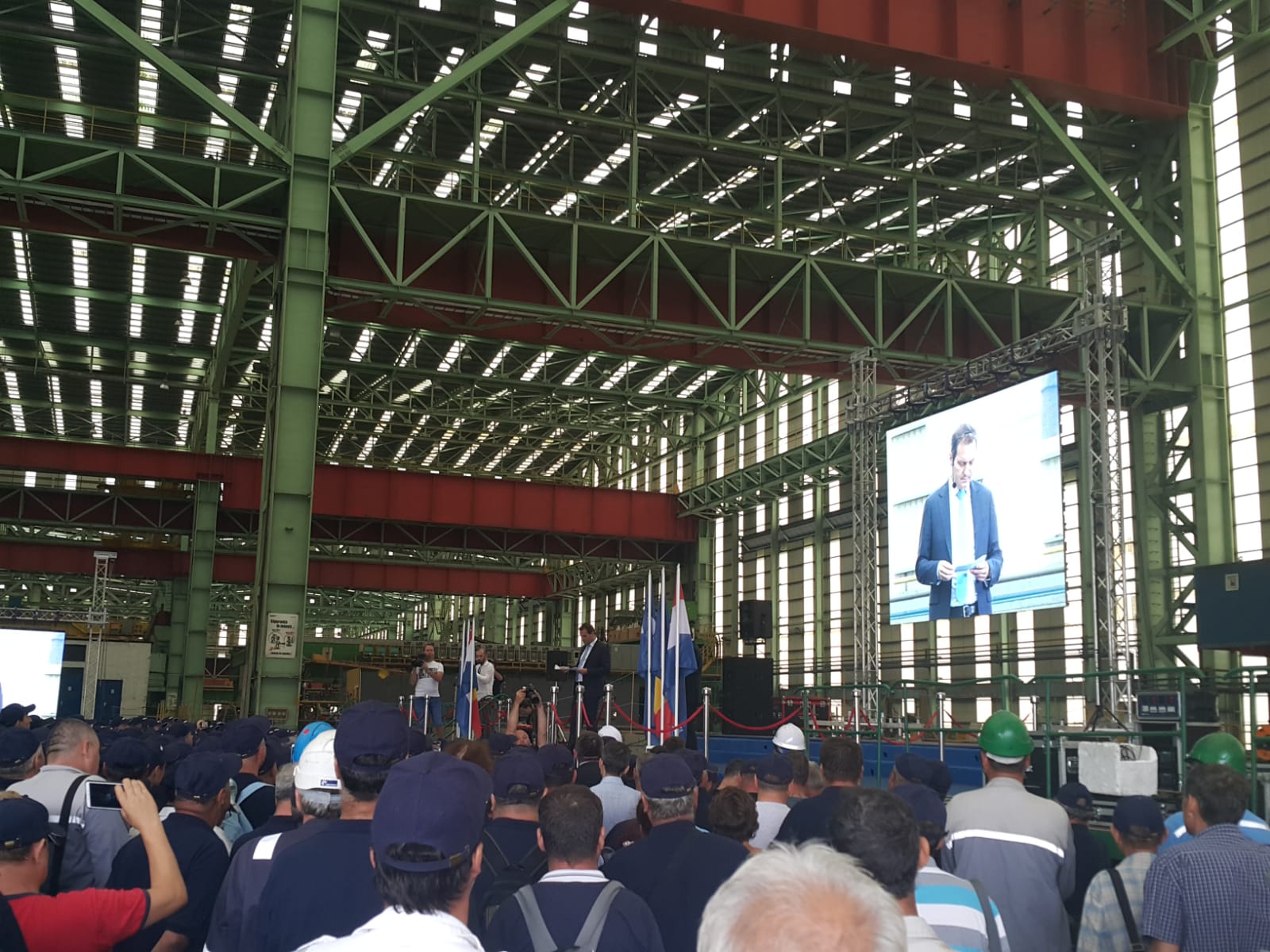 MANGALIA: Conducerea Șantierului Naval Damen Shipyards vrea să dubleze numărul salariaților