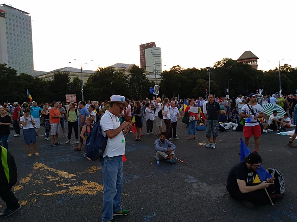 A patra zi de proteste în București