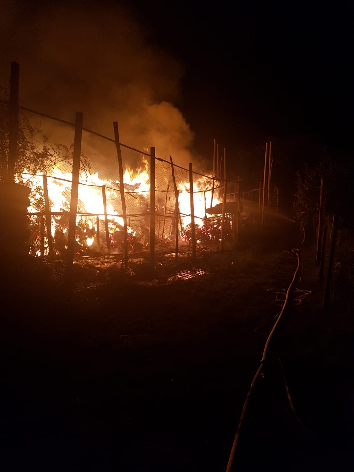 Jud. CONSTANŢA: Incendiu de proporţii la Gârliciu (foto)