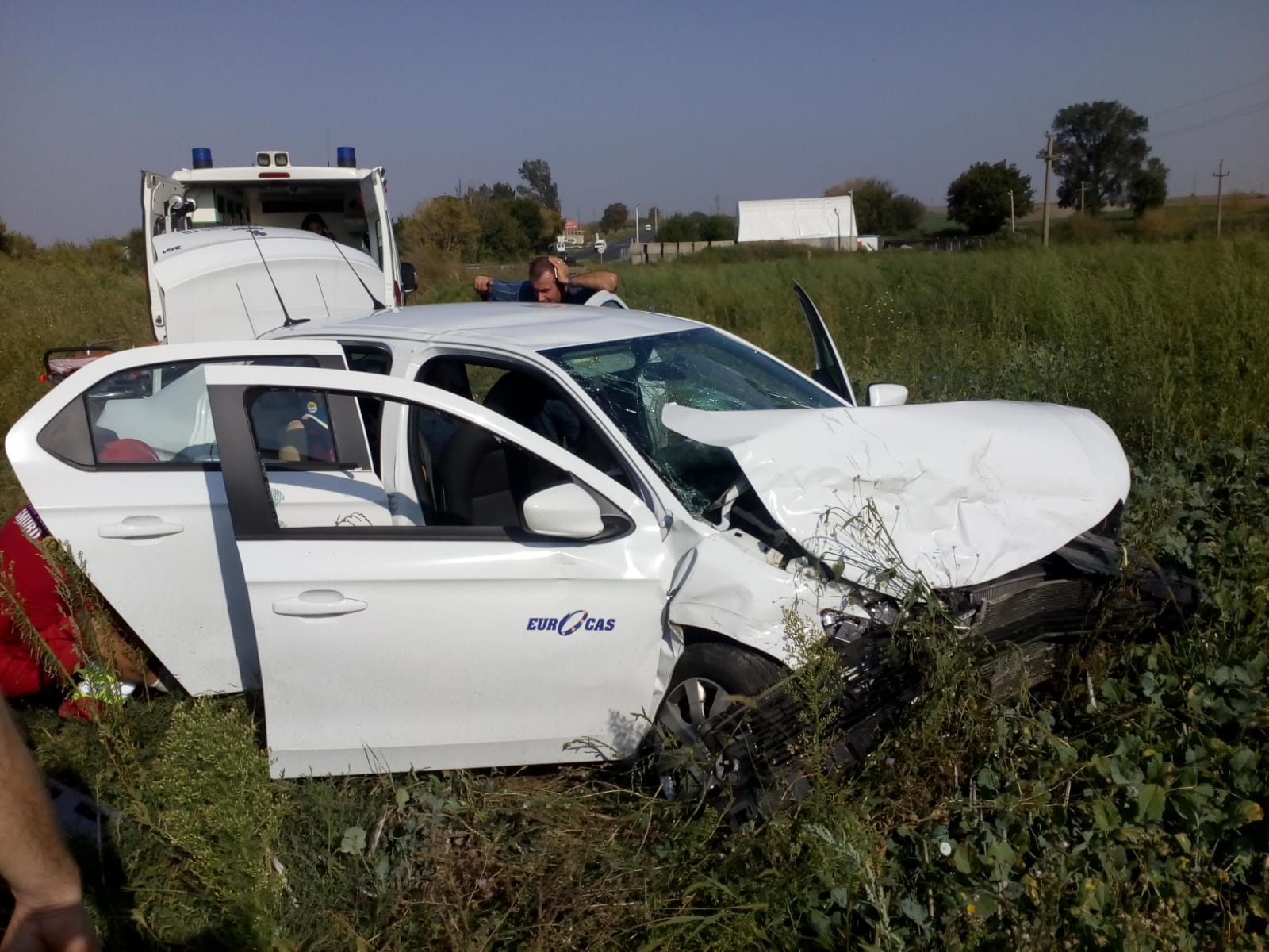 Județul CONSTANȚA/FOTO: Accident rutier grav cu cinci victime – update