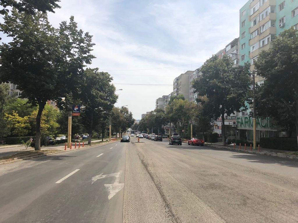 RESTRICȚII de circulație în Constanța din cauza unor lucrări de asfaltare