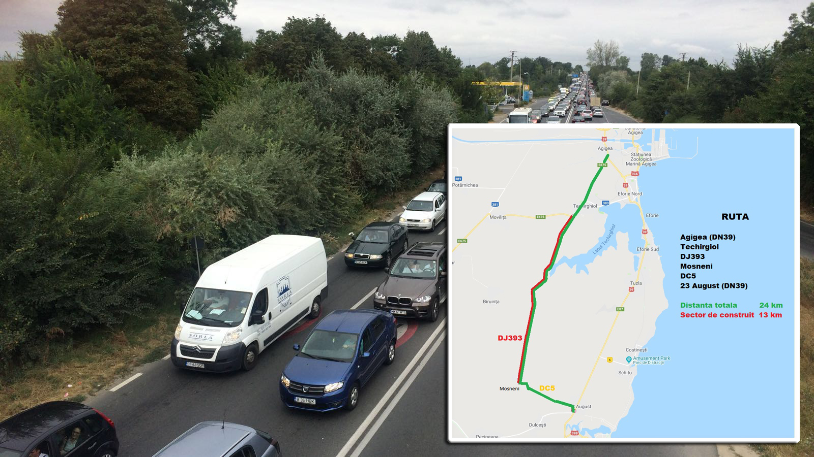 Adio blocaje în trafic în sudul litoralului! Autoritățile au găsit soluția!