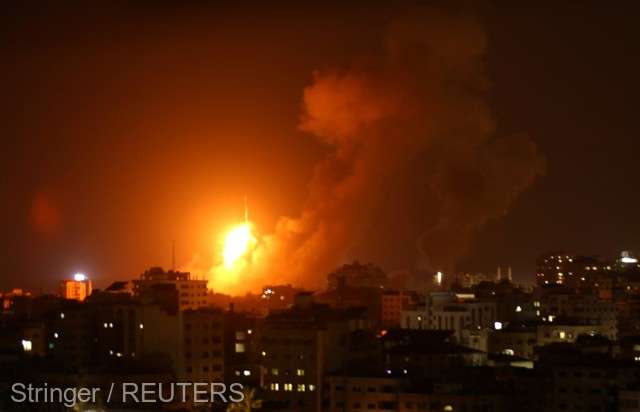 Raiduri ale forţelor aeriene israeliene în Fâşia Gaza după lansarea a 36 de rachete spre sudul Israelului