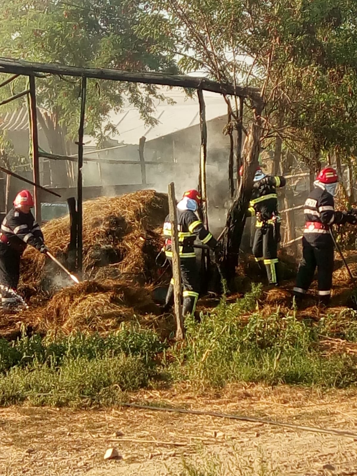 Incendiu într-o localitate din județul TULCEA