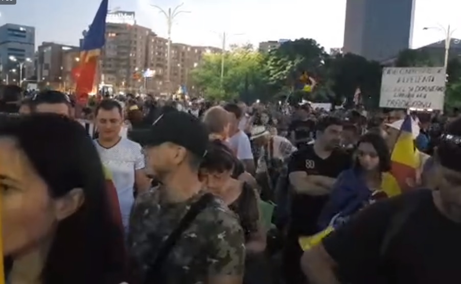 O nouă zi de proteste în Capitală