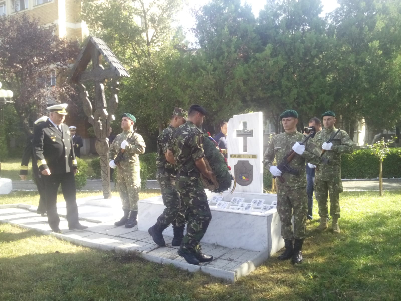 FOTO – CONSTANȚA: Ceremonie militară organizată de Centrul 39 Scafandri