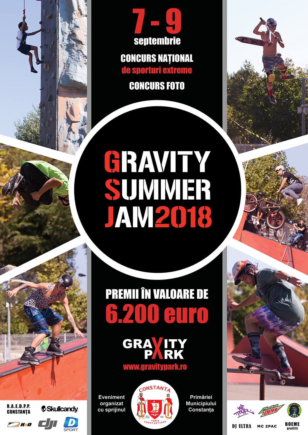 Constanța face sport extrem, între 7 și 9 septembrie, la Gravity Summer Jam