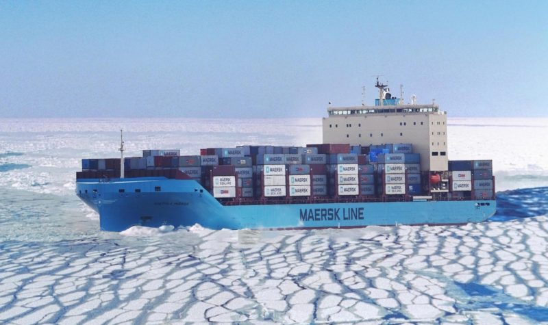 Prima navă port container a trecut cu succes prin ruta arctică