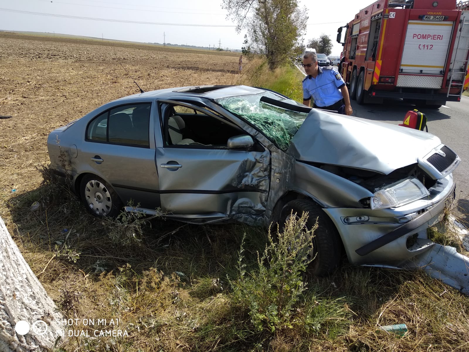 Accident rutier cu trei victime în localitatea Castelu
