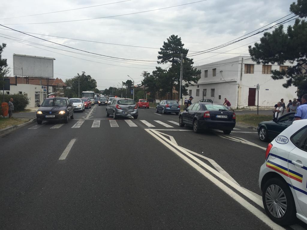 Eforie Sud: Accident rutier pe trecerea de pietoni