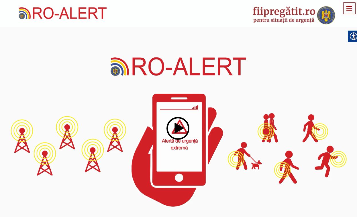 VIDEO: Atenție! De luni începe testarea testarea naţională a sistemului RO-ALERT