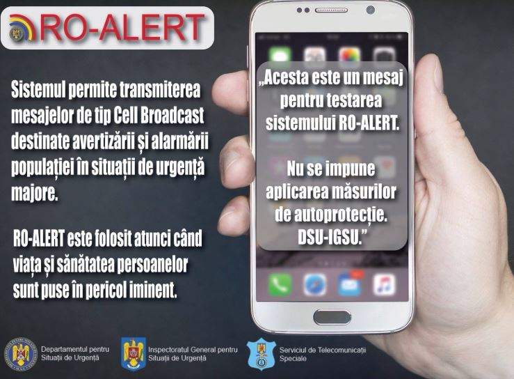 CONSTANȚA: Continuă testele aplicației RO-ALERT