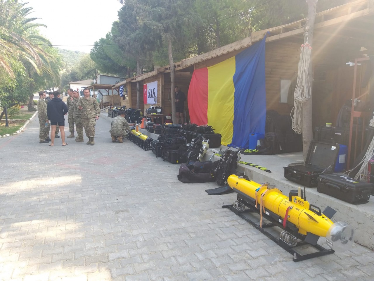 Activități subacvatice executate de hidrografii și scafandrii militari români în Turcia