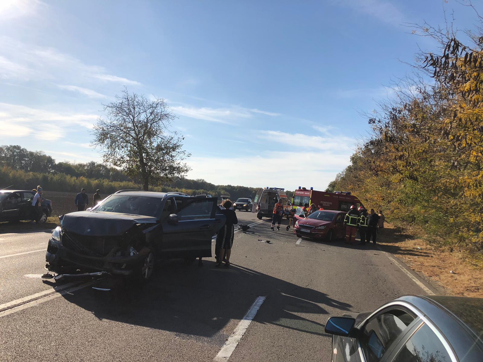 Accident rutier grav la Valu lui Traian