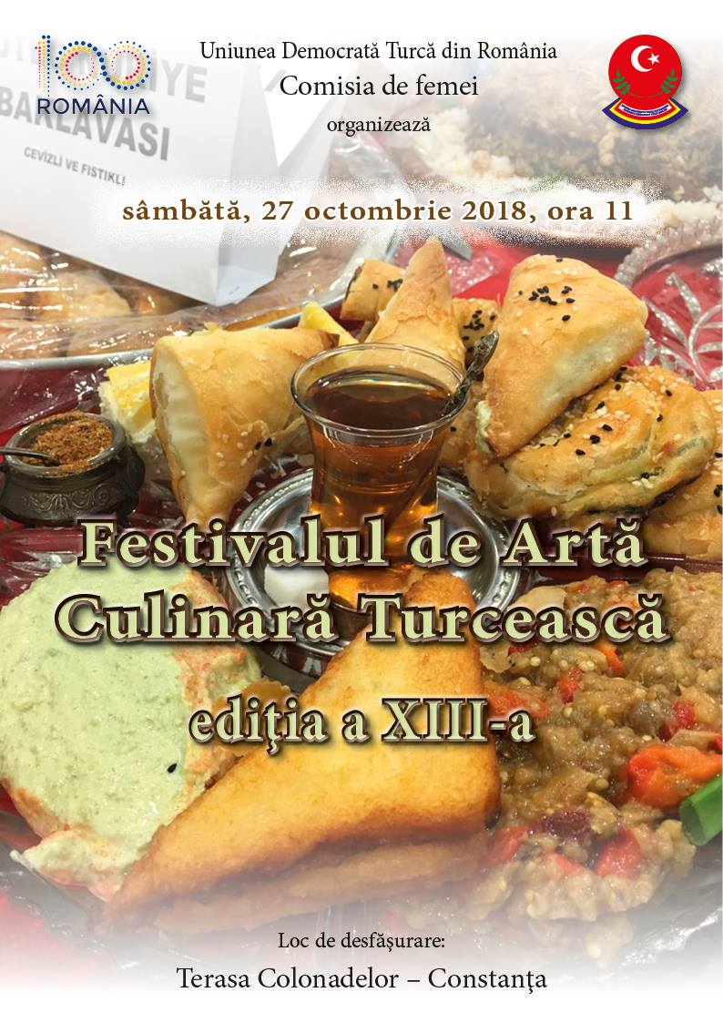Festival de Artă Culinară Turcească, sâmbătă, la Constanța