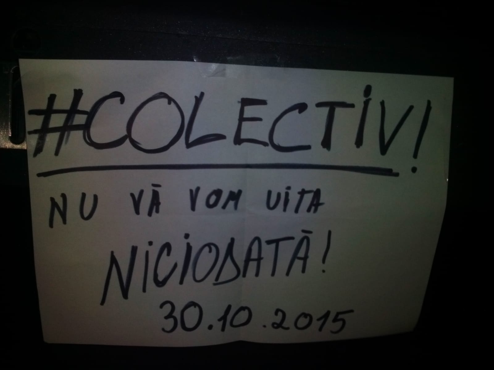 Şapte ani de la Colectiv – Slujbe la Biserica Sfântul Nicolae-Broşteni şi în faţa fostului club