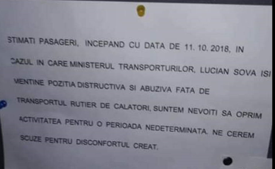 CONSTANȚA: Grevă a transportatorilor afiliați la federația FORT