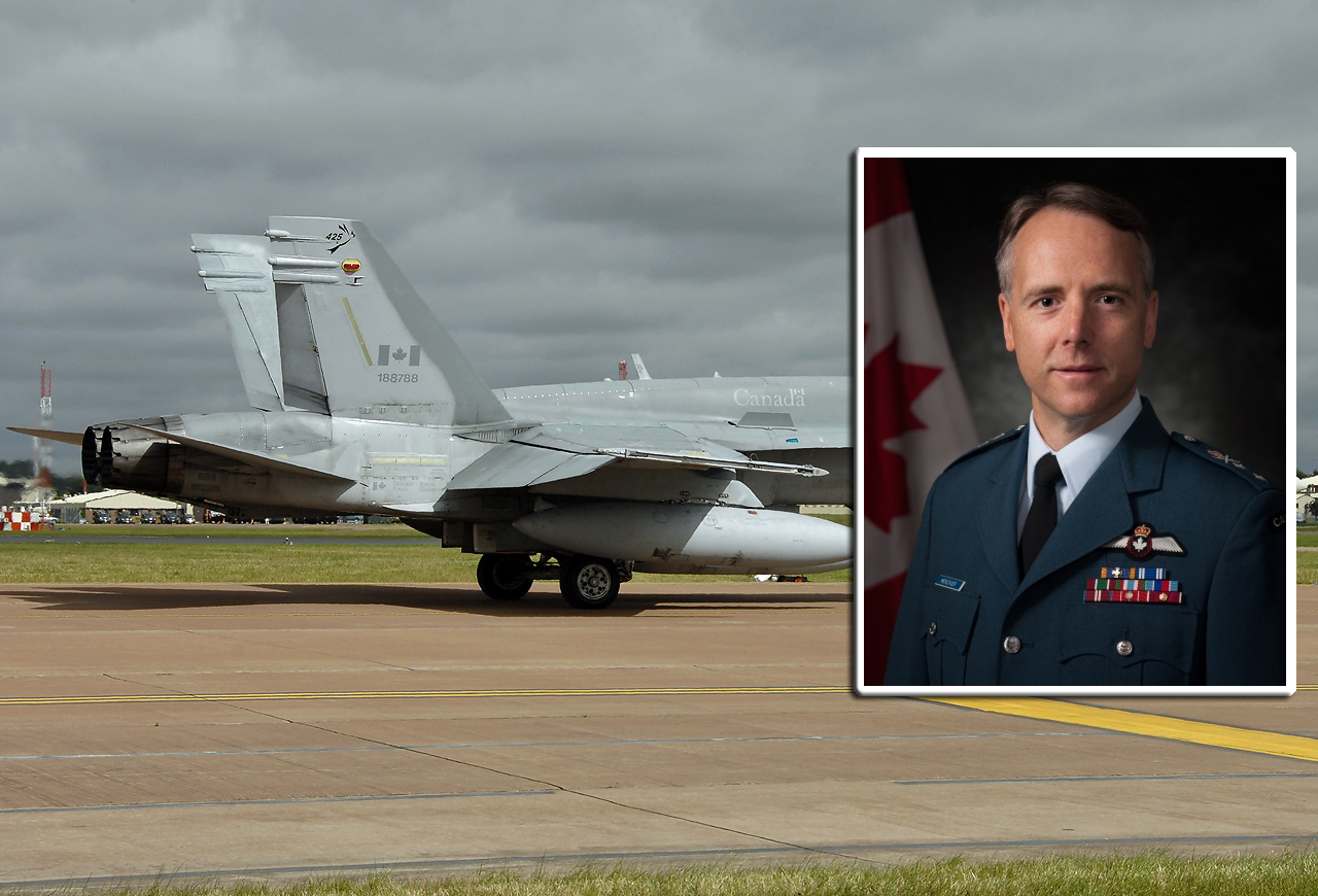 Șeful Forțelor Aeriene Canadiene vine în vizită la Baza Aeriană de la Mihail Kogălniceanu