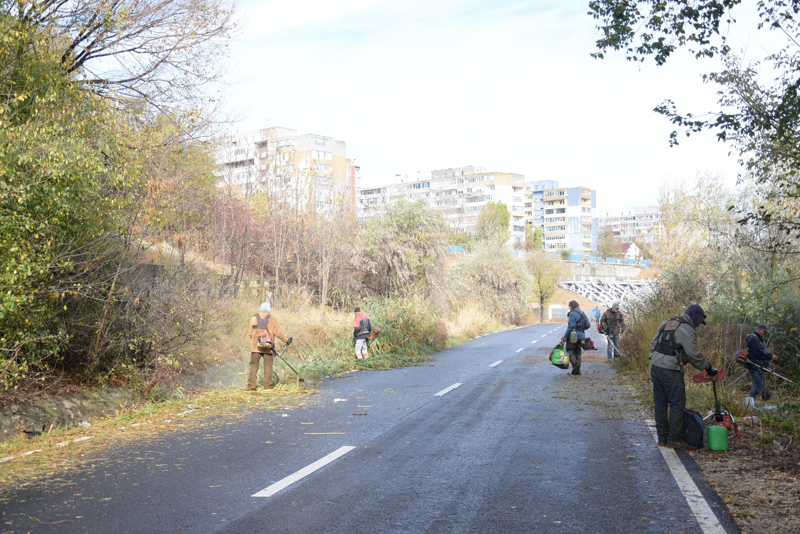 Valea Portului, curățată de gunoaie. Primăria, apel către constănțeni: „Nu mai aruncați resturile menajere pe stradă!“