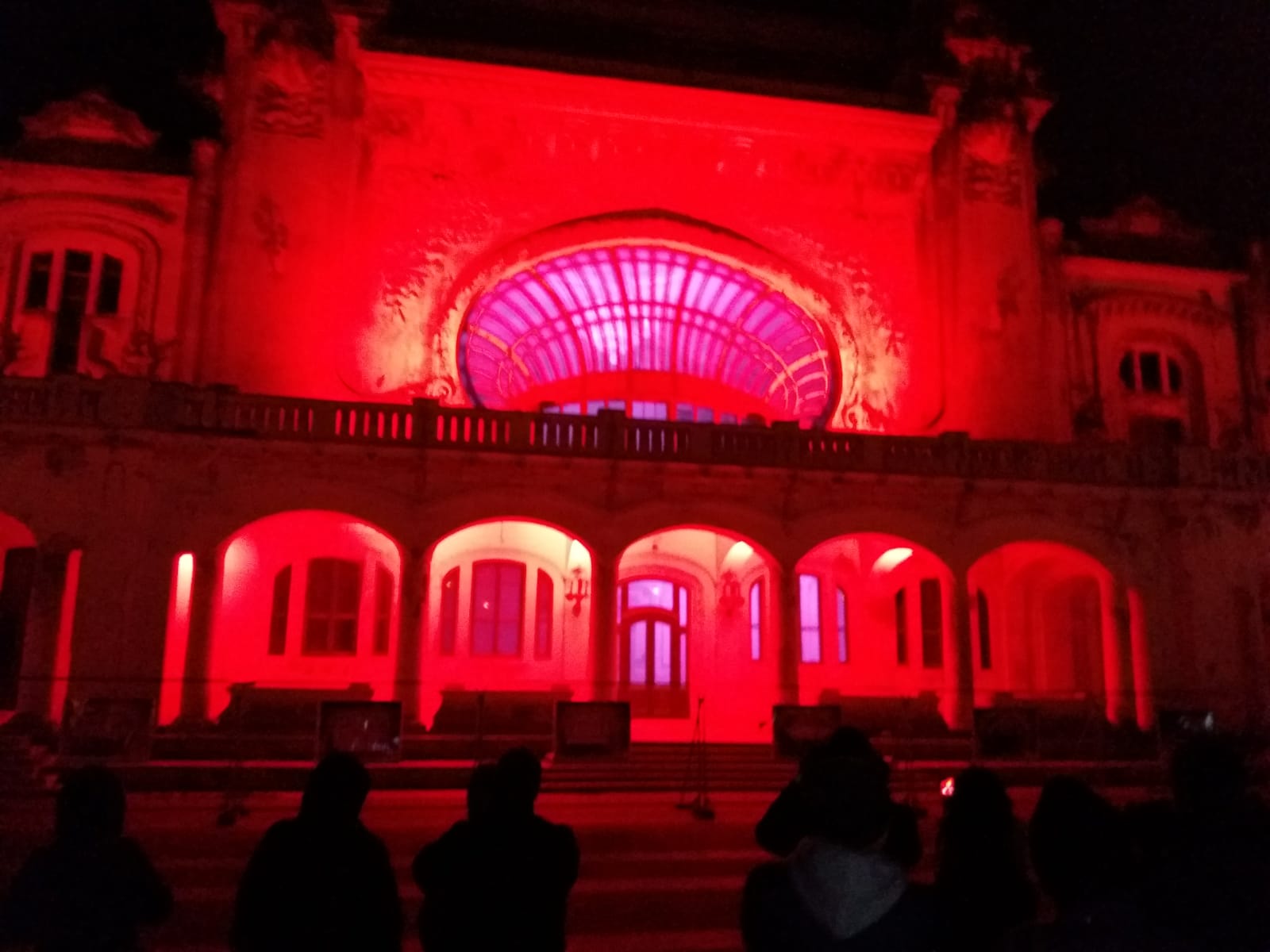 FOTO – Cazinoul renăscut efemer într-un spectacol de lumină