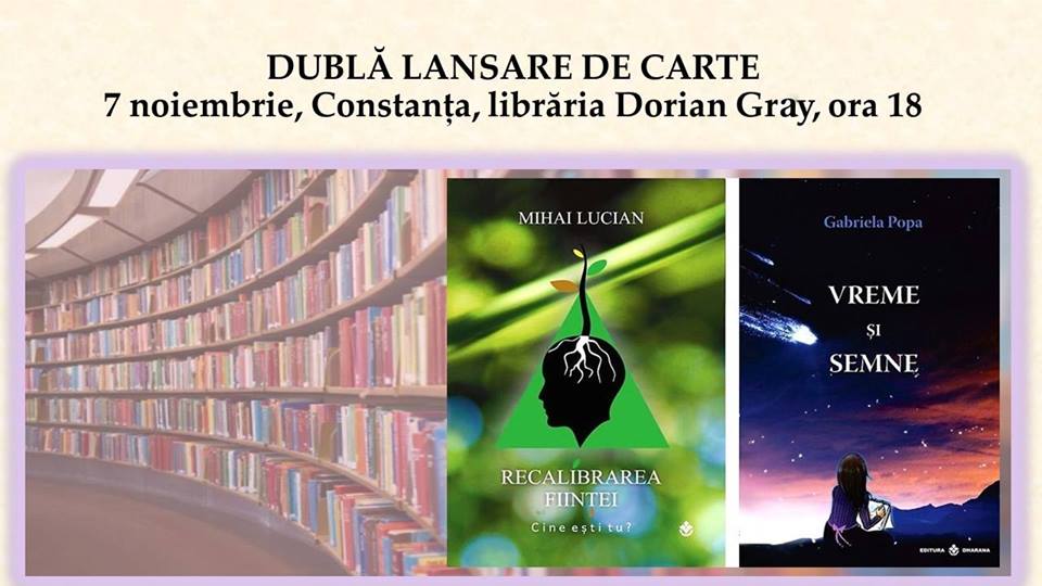 Dublă lansare de carte la Constanța, astăzi, de la ora 18:00